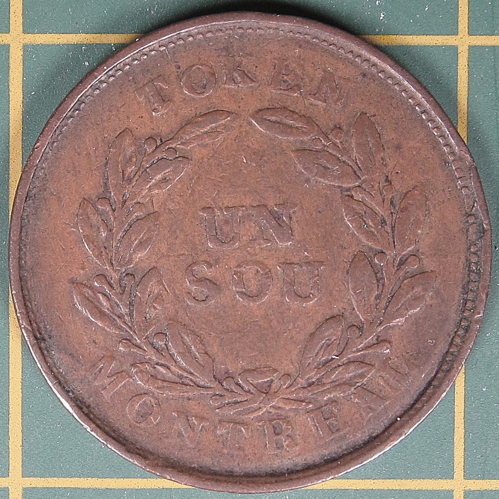Lower Canada Un Sou token LC-31C
