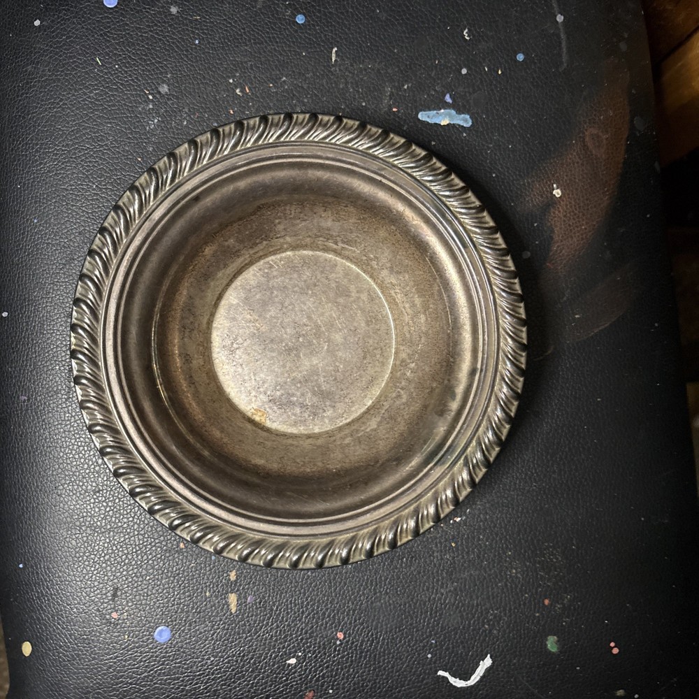 Vintage Silver Nut Candy Dish 6.5" International Silver Co