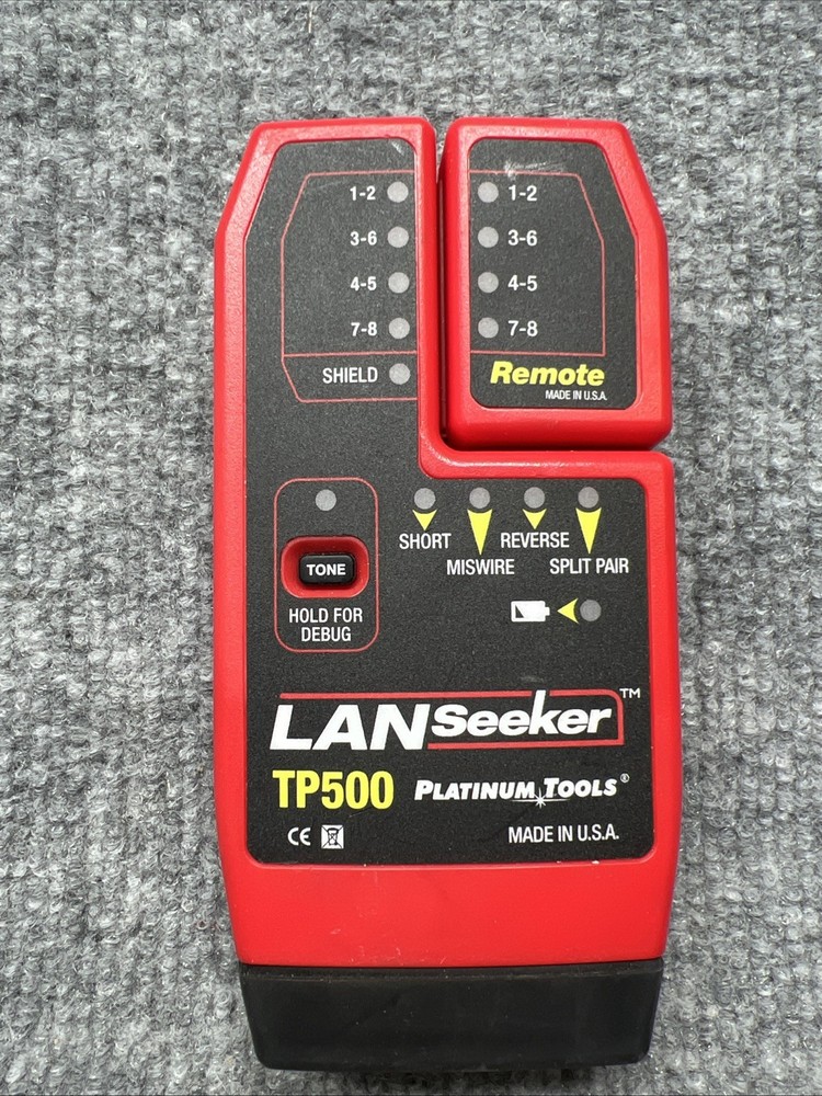 Platinum Tools TP500 LanSeeker Cable Tester