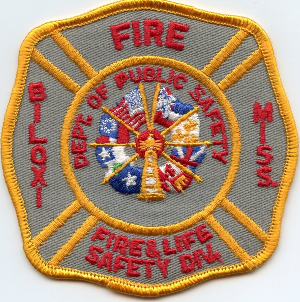 old style BILOXI MISSISSIPPI Lighthouse FIRE PATCH