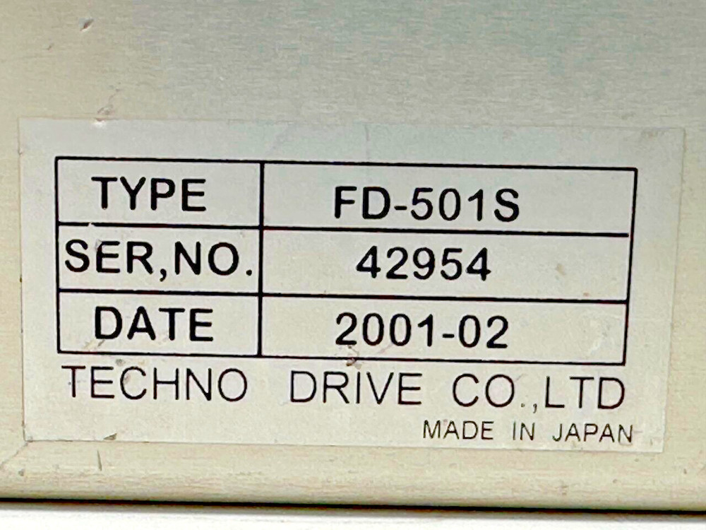 TECHNO DRIVE FD-501S 5-PHASE STEPPER MOTOR DRIVE