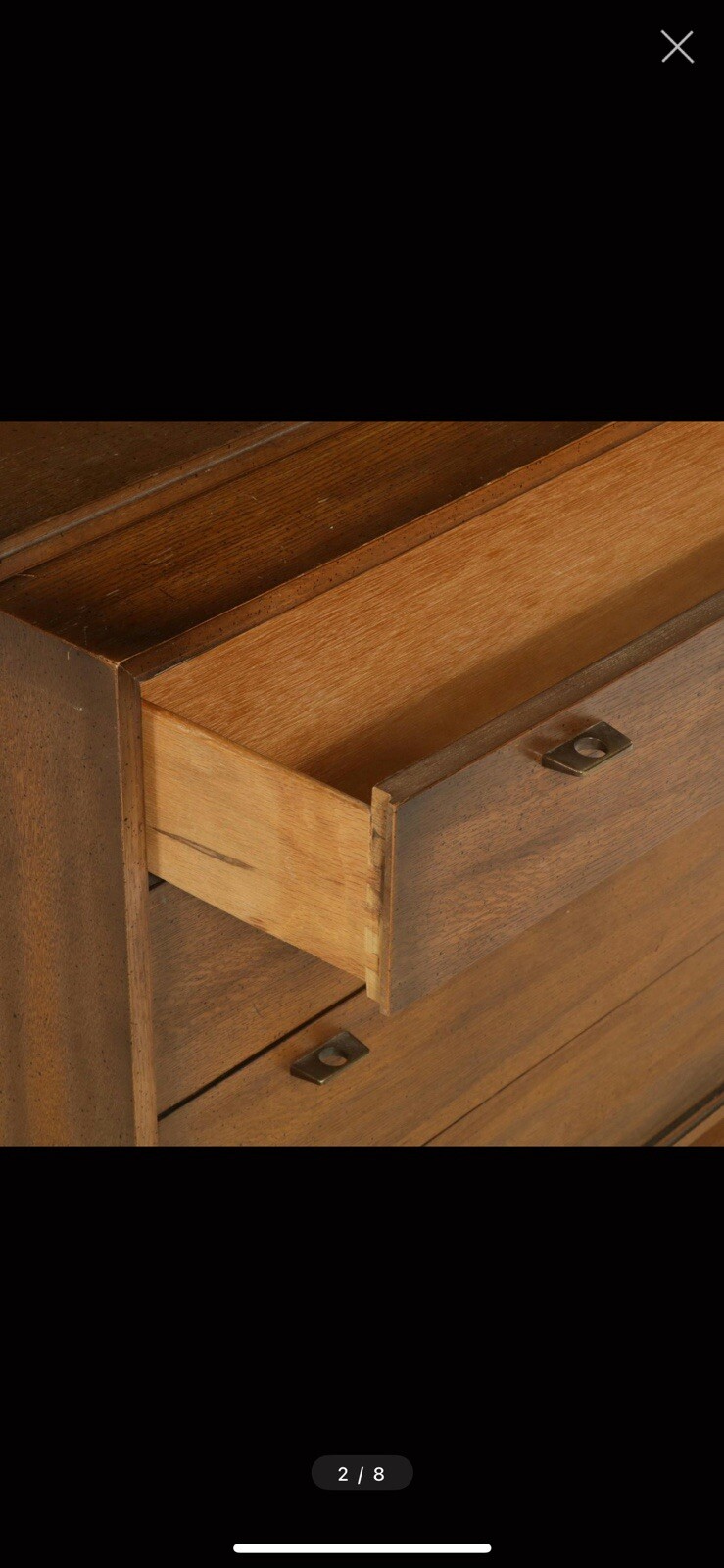American Of Martinsville Oak Bookcase 1970’s
