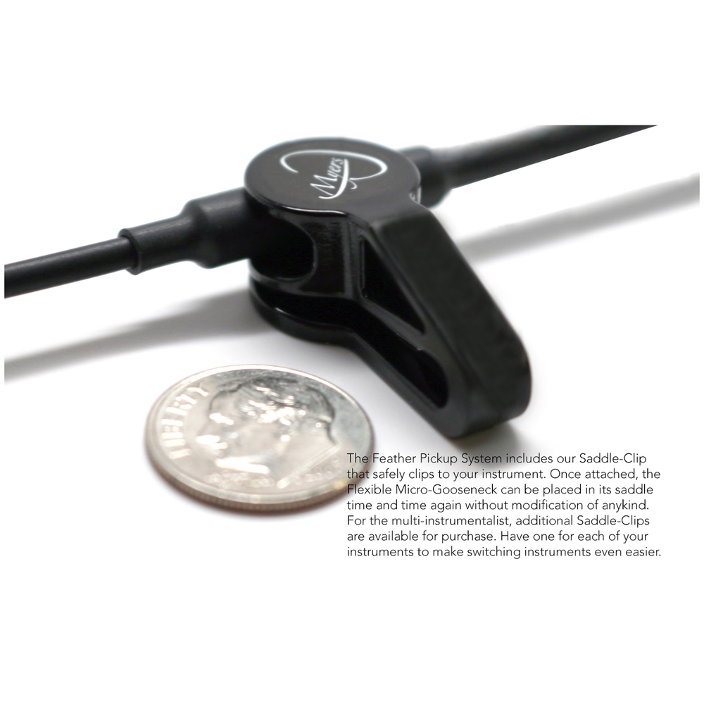 The Feather Half Violin Microphone by Myers Pickups