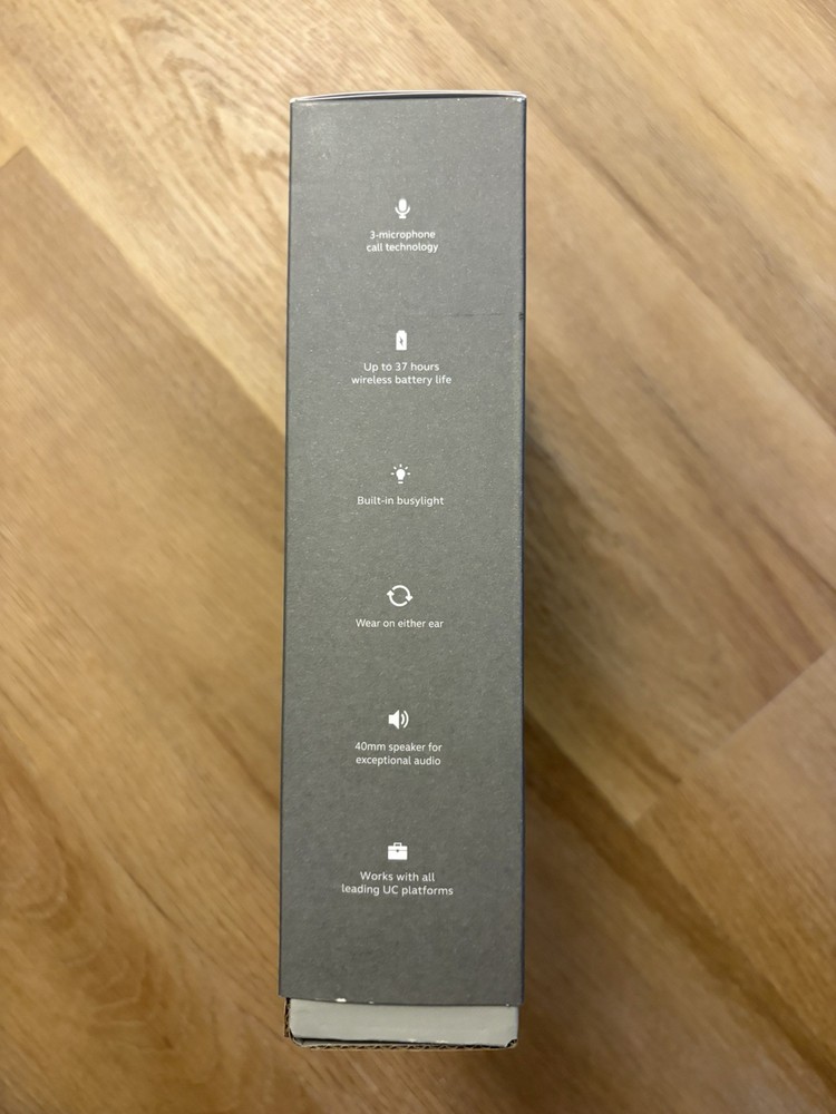 Jabra Evolve2 65 Mono Wireless Headset (UC, Bluetooth, USB-A) - Black