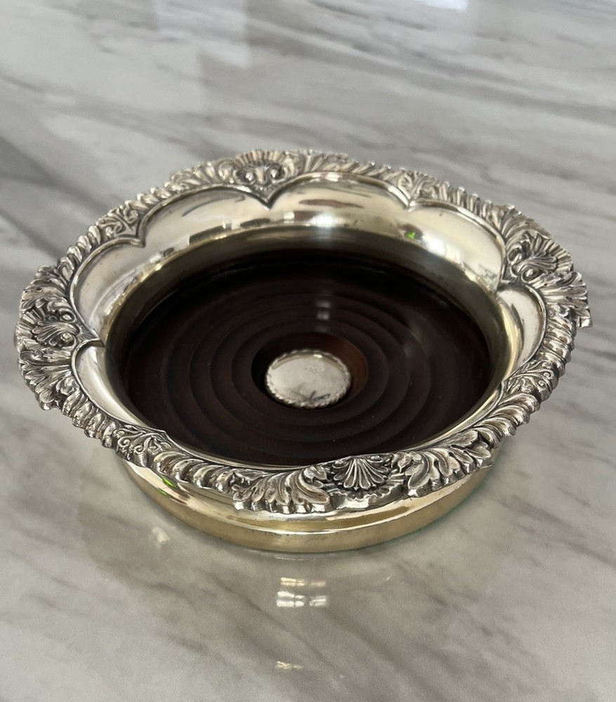 Vintage English Wine Coaster