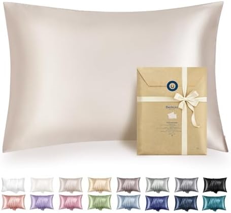 2 Pack Satin Pillowcase with Zipper