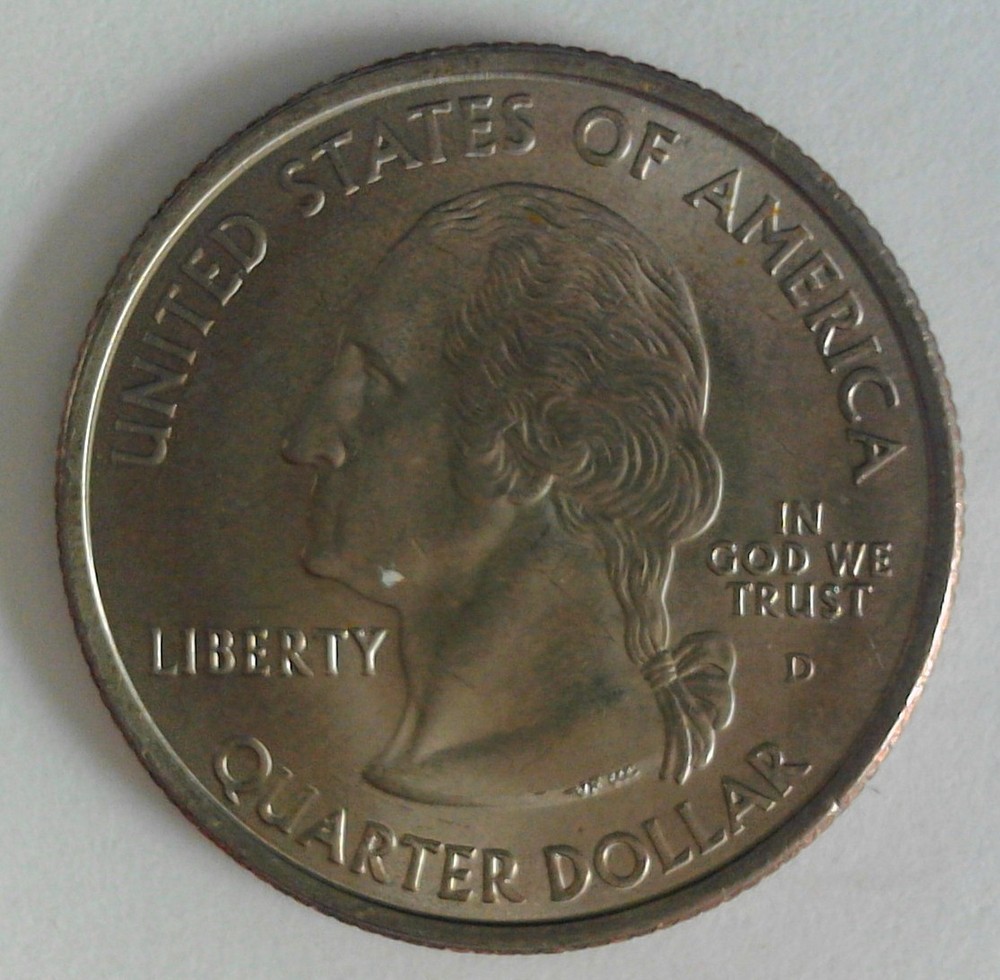 New Hampshire 2000 Colorized State Quarter