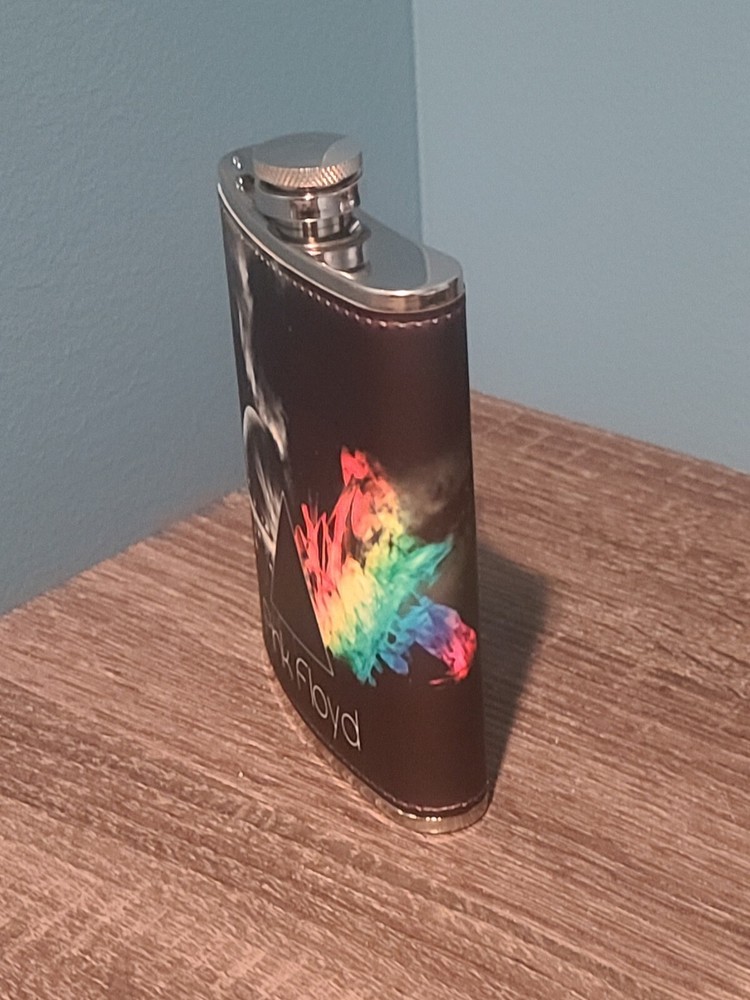 Pink Floyd 8 oz flask custom made NEW