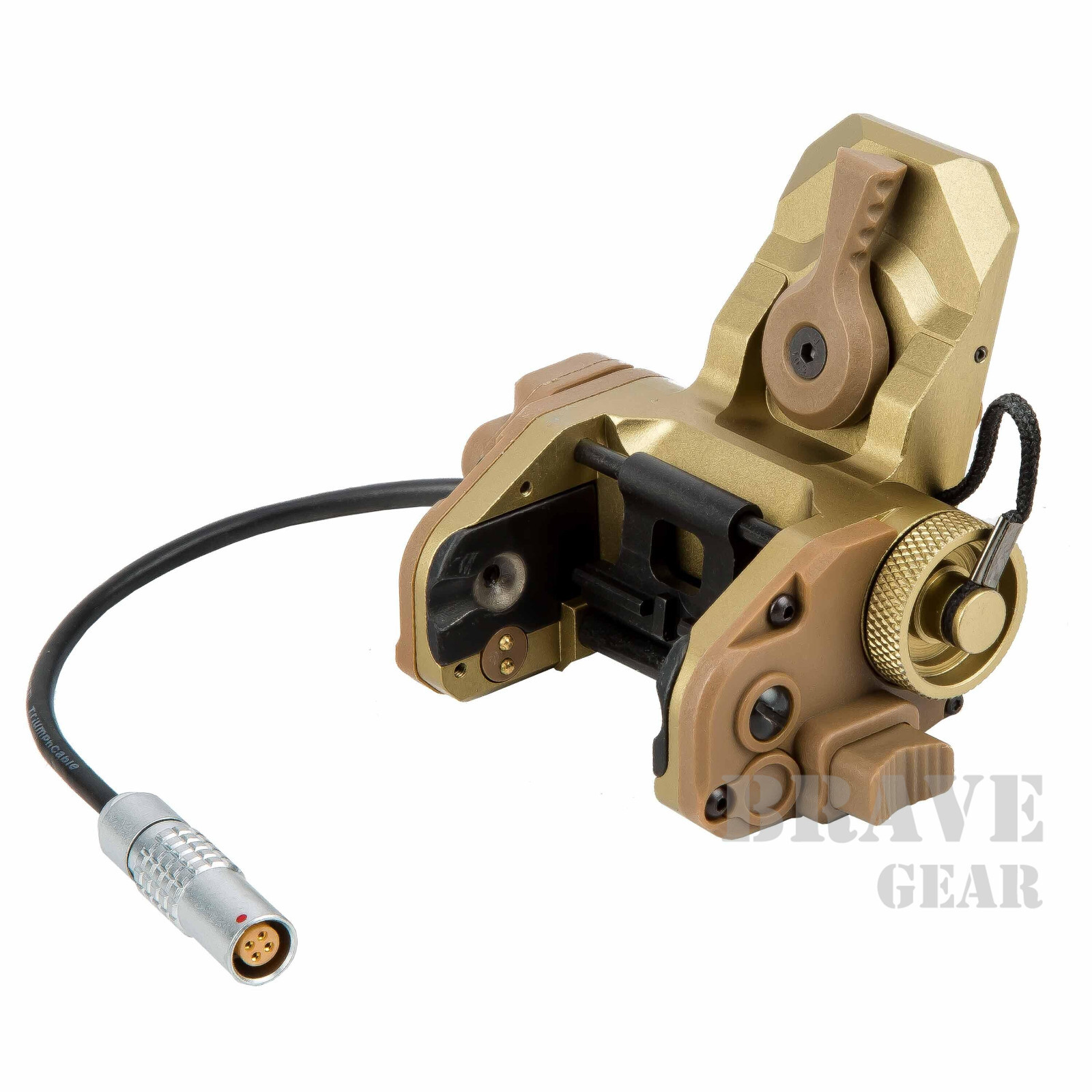 GSGM DPAM Mount w/Helmet Shroud for ANVIS Night Vision Dark Earth