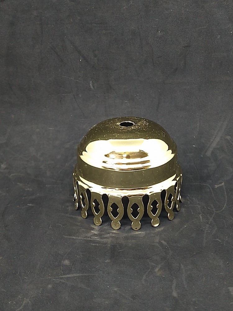 Chimney Socket Holder 3" Brass Plated Steel