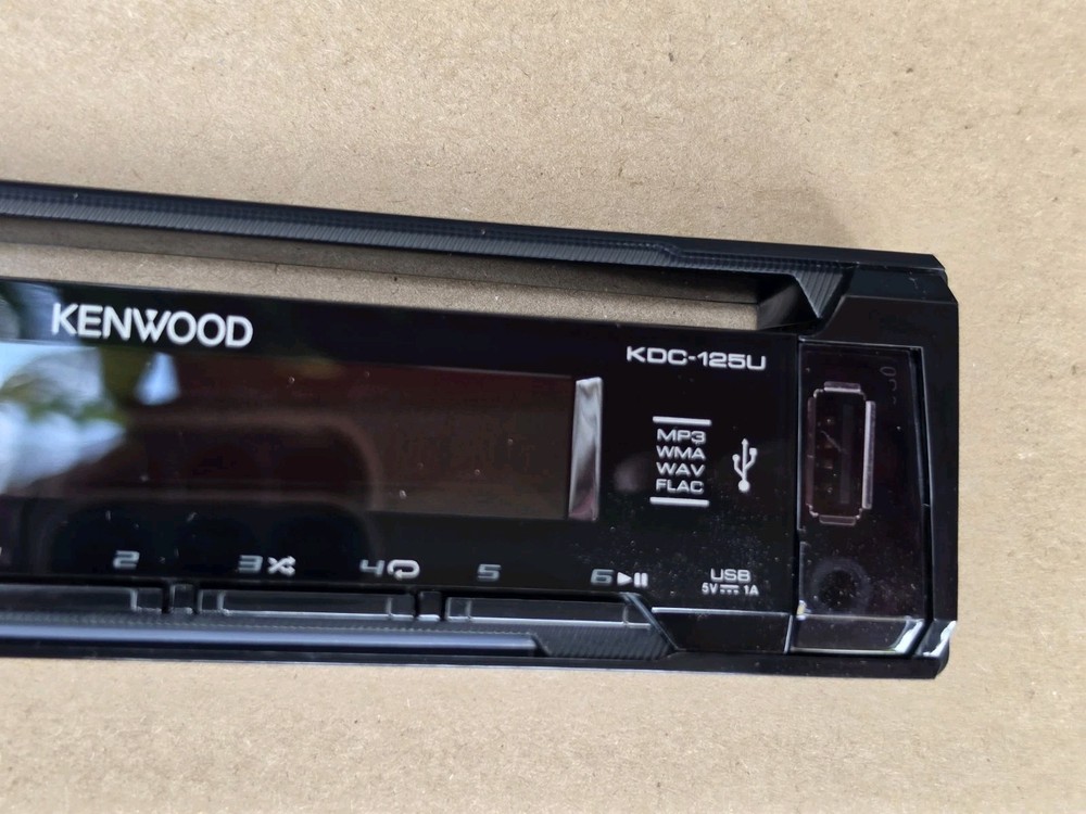 KENWOOD KDC-125U REPLACEMENT FACEPLATE