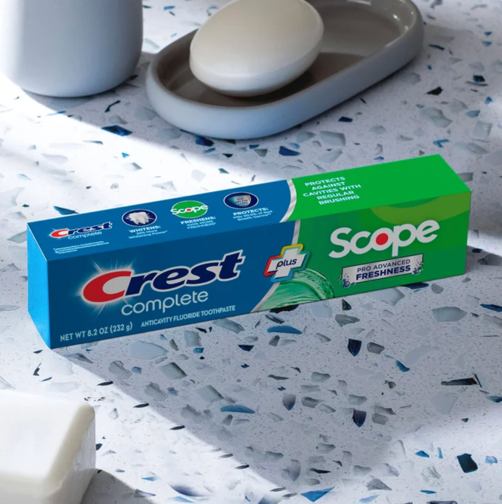 Crest Complete Scope Toothpaste Advanced Active Foam 8.2 oz 5 Pack