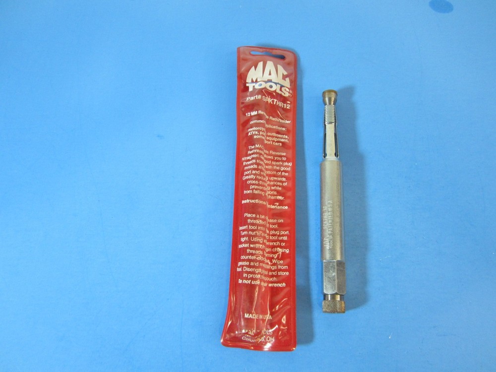 MAC TOOLS SPKTHR12 Spark plug hole 12mm reverse rethreader ( SEE DISCRIPTION )