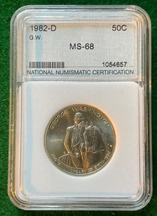 1982 D Silver Washington Half Dollar - T28