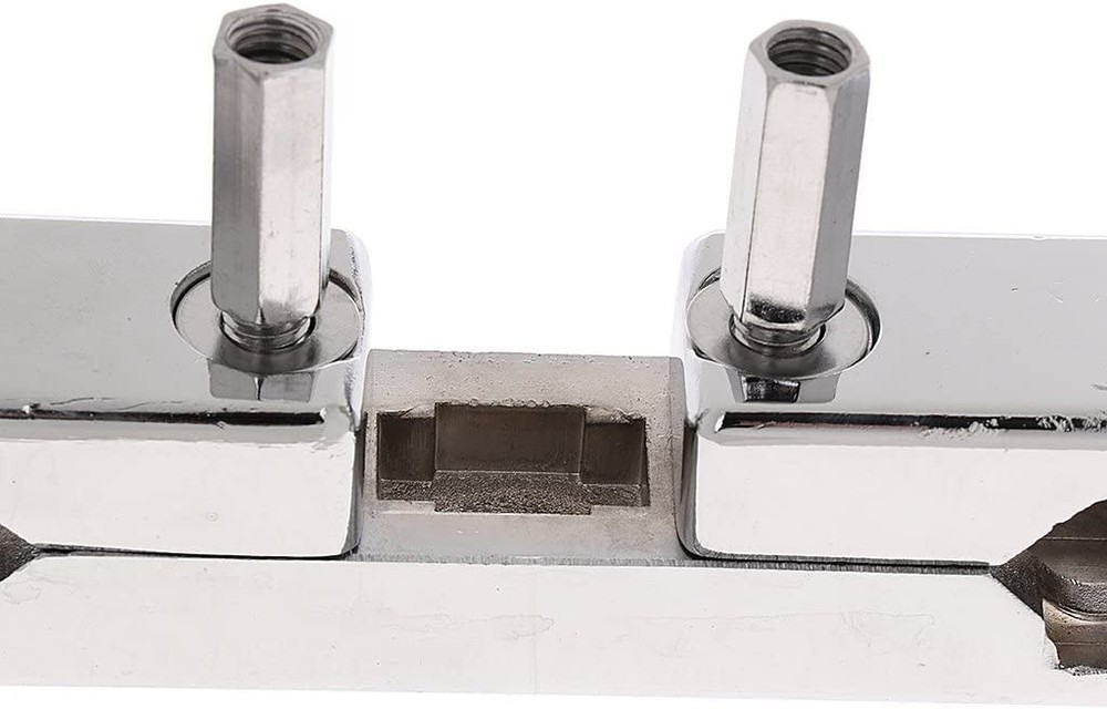 TUOREN Drum Set Holder Clamp Adjustable Multi-Clamp Cymbal Standard A, Silver