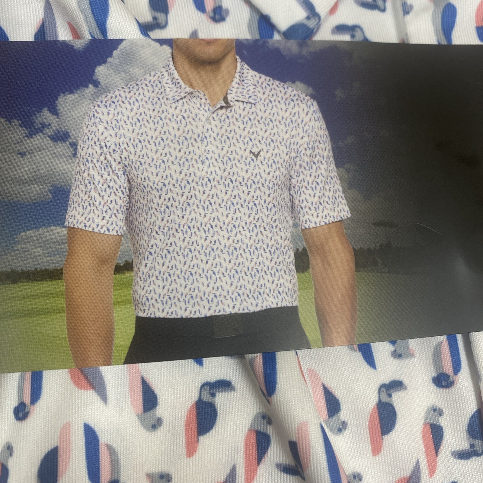 Callaway Men's Performance Stretch Polo Shirt New with Tags