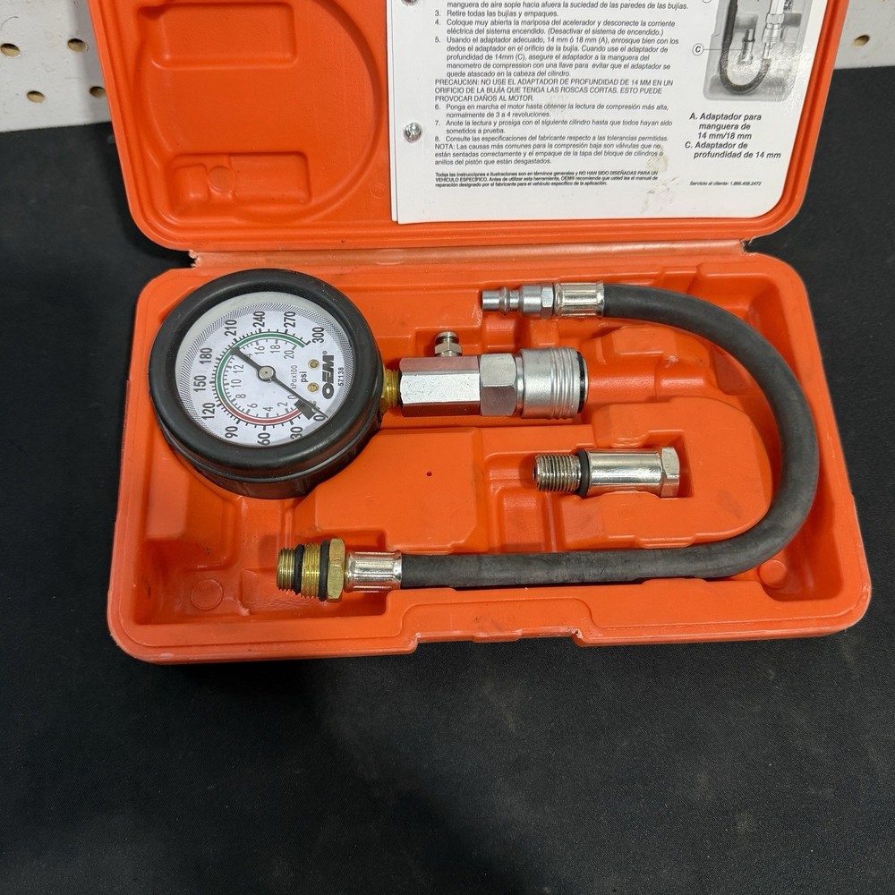 OEMTOOLS 57138 Compression Tester Kit Open Box Never Used Complete