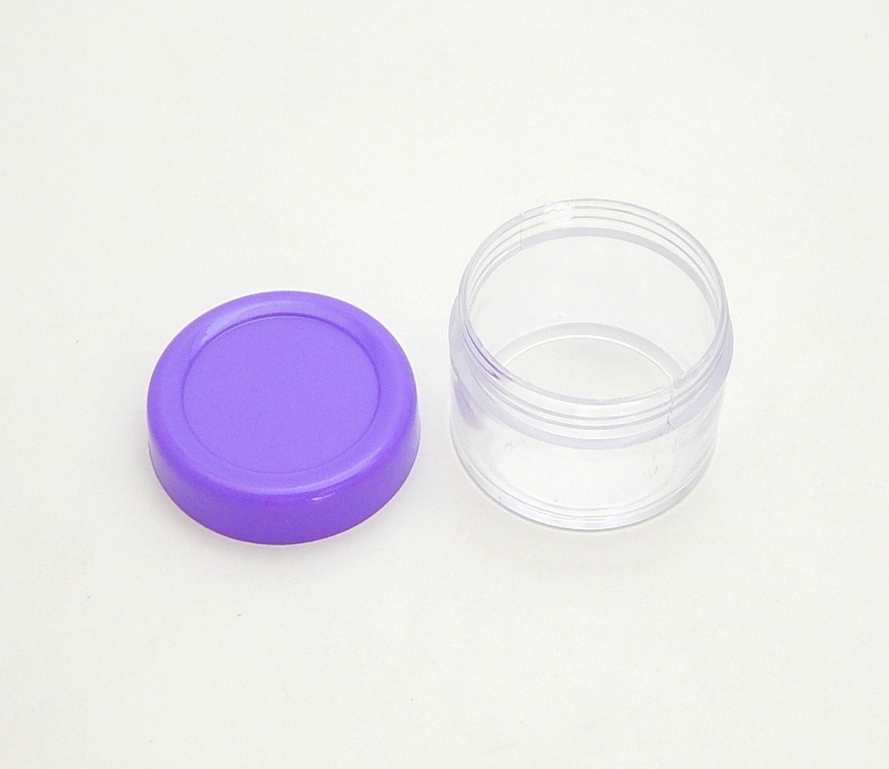 16 PACK CLEAR EMPTY CONTAINER FOR COSMETICS, LIP BALM, MEDICINE, MIXING SAMPLE M