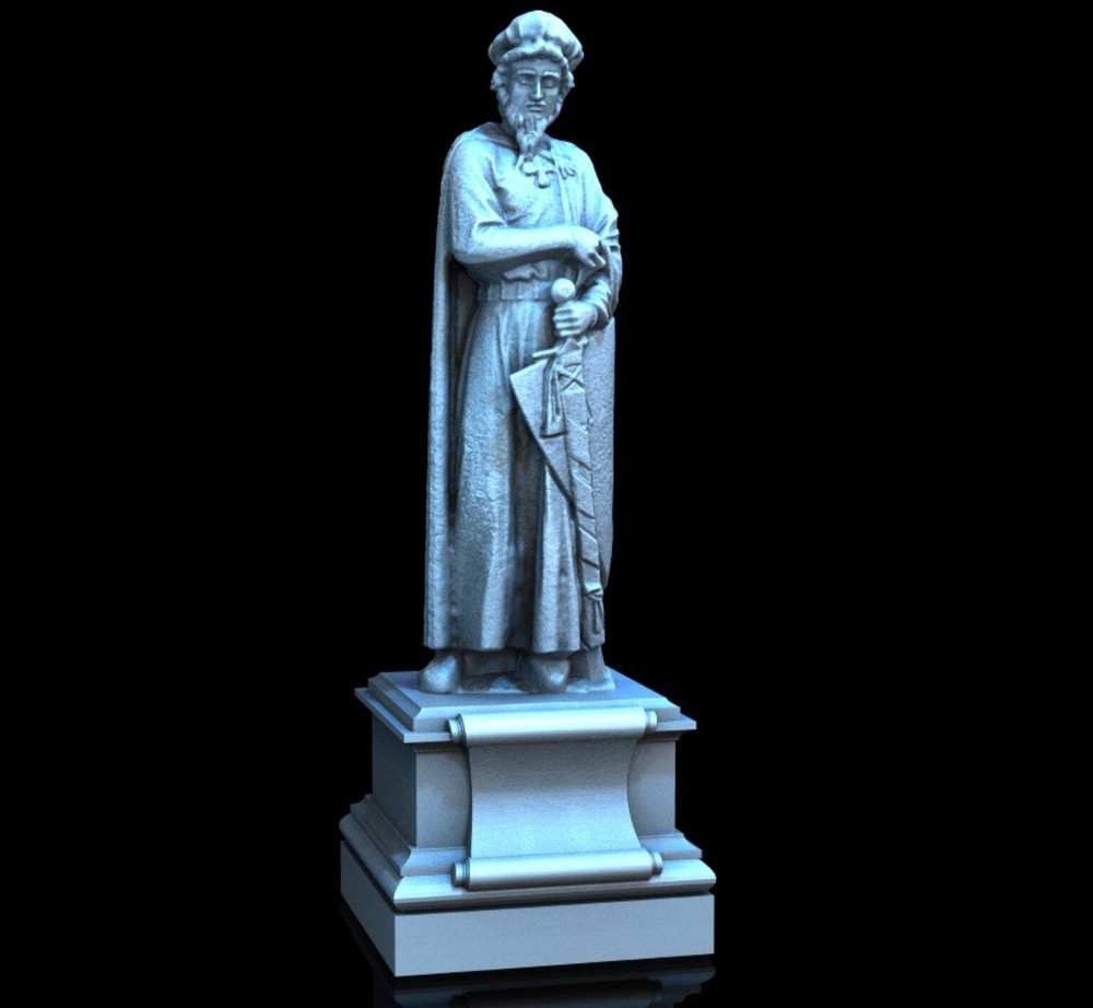 Merchant Statue - 28mm DND/Wargame/RPG Terrain