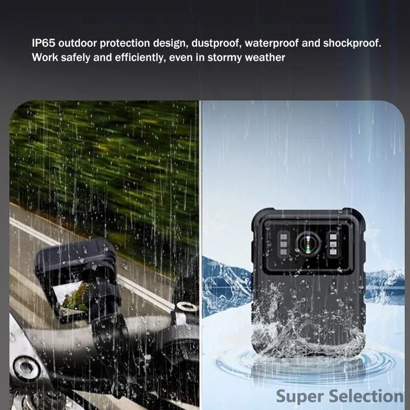 4K Mini Body Camera With Touch Screen, Night Vision, Waterproof, Loop Recording