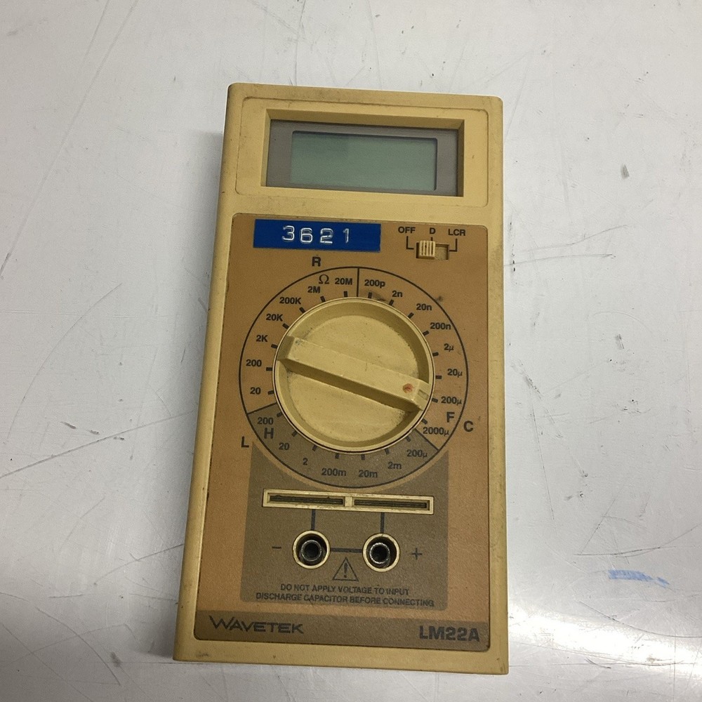 Wavetek LM22A 40801094 LCR METER N-533