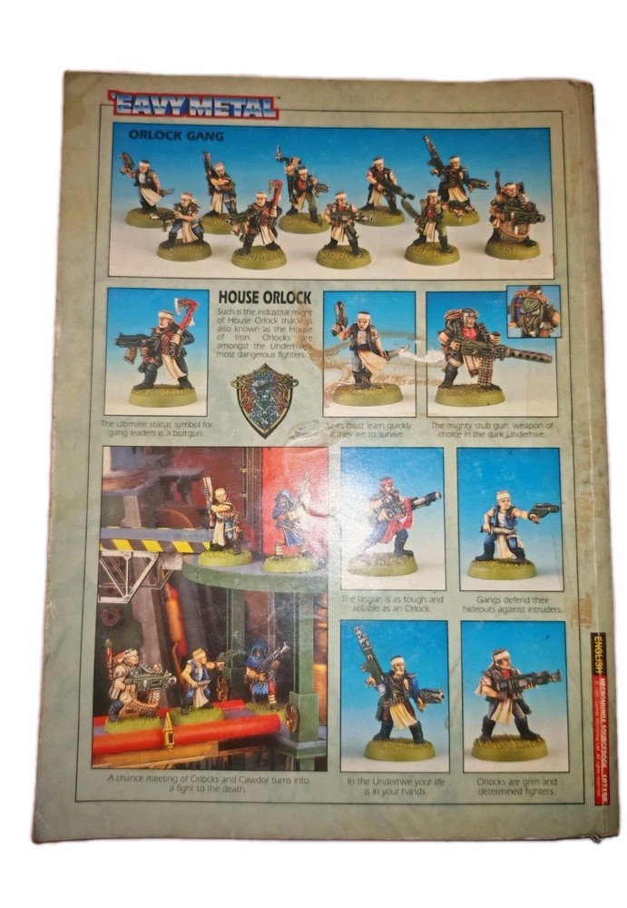 Games Workshop Citadel Miniatures Classic Necromunda Sourcebook 1995
