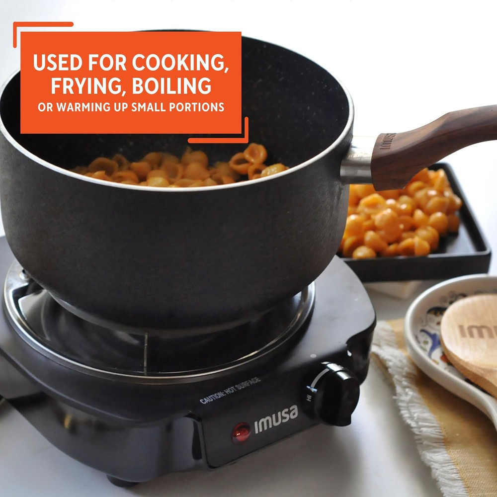 Single Electric Burner, Black