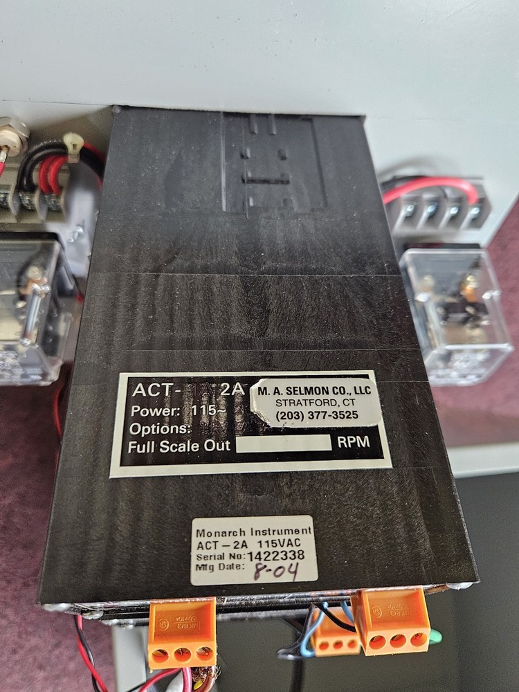 MONARCH Instrument ACT-2A Tachometer Speed Controller System
