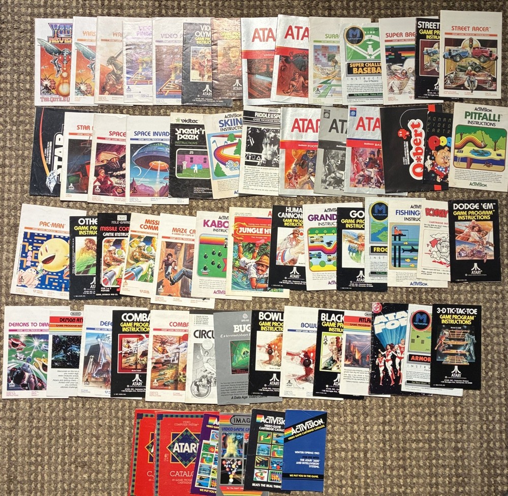 Atari 2600 manuals