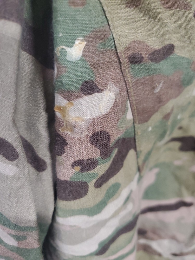 Large Long Need Clean US ARMY ISSUE MULTICAM - FLAME RESISTANT jacket top