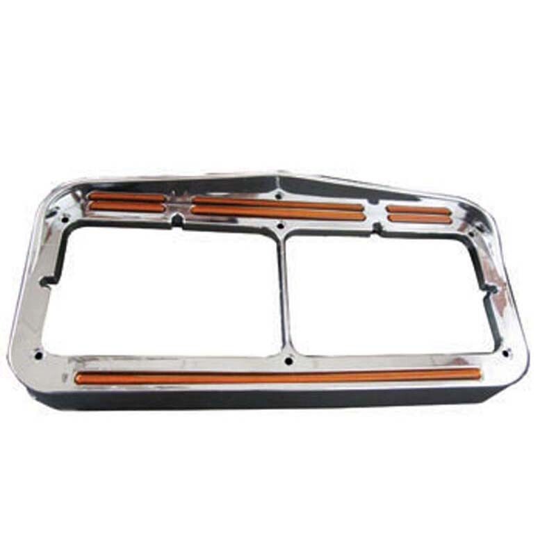 Universal Rectangular Flatline LED Headlight Bezel