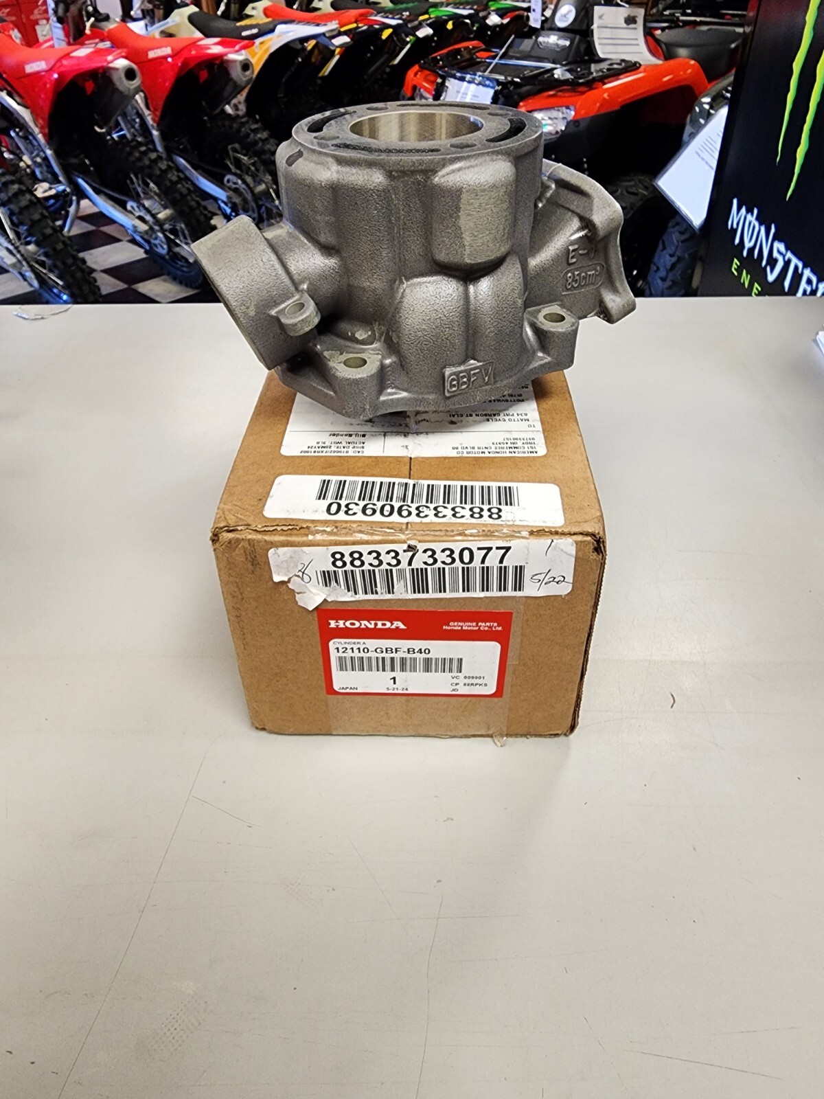 Honda Cylinder for 2005-2007 CR85R #12110-GBF-B40