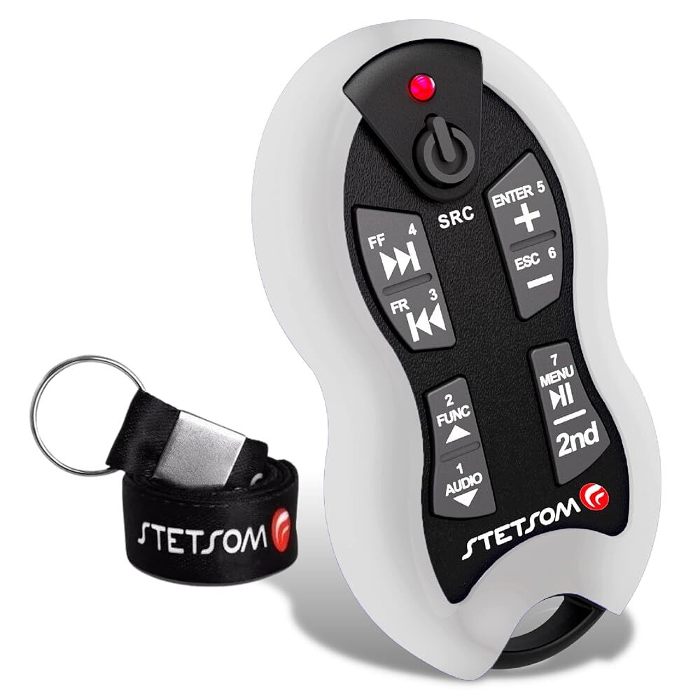 Stetsom SX2 Long Range Multi Function Audio and Video Remote Control - White