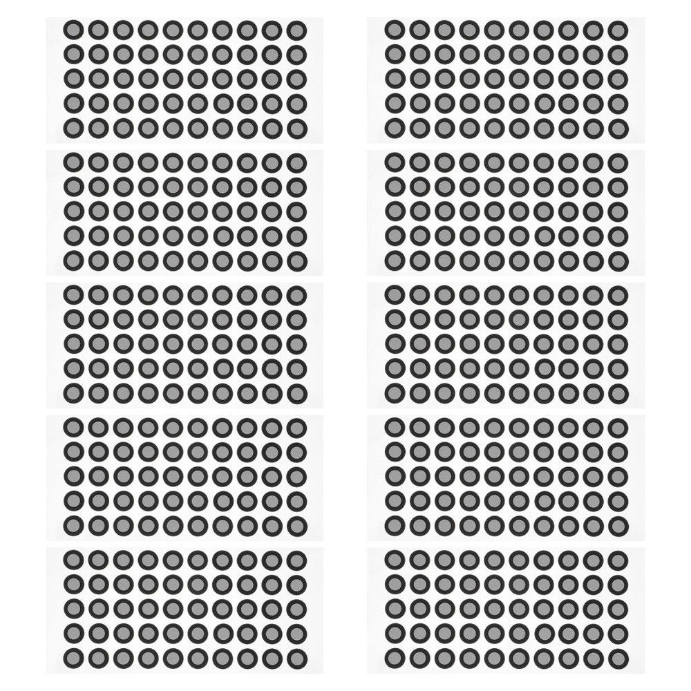 10 Sheets 3D Scanning Identification Reflective Stickers Motion Capture Dots