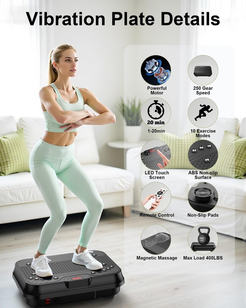 Vibration Exercise Machine Lymphatic Drainage