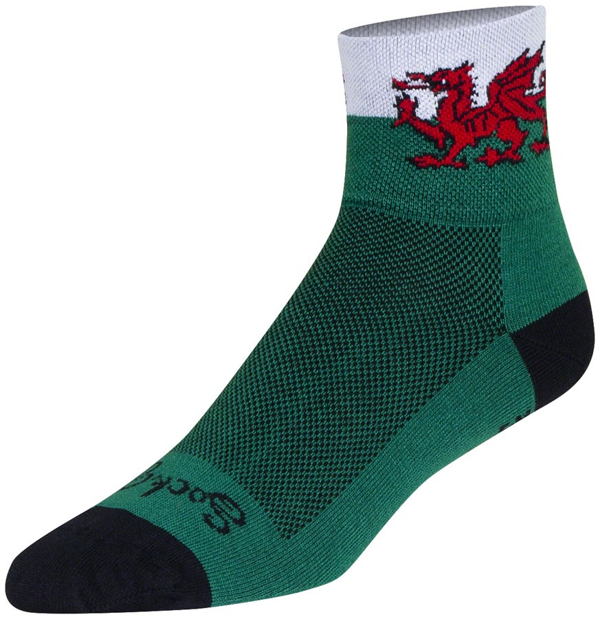 SockGuy Classic Welsh Socks - 3", Small/Medium