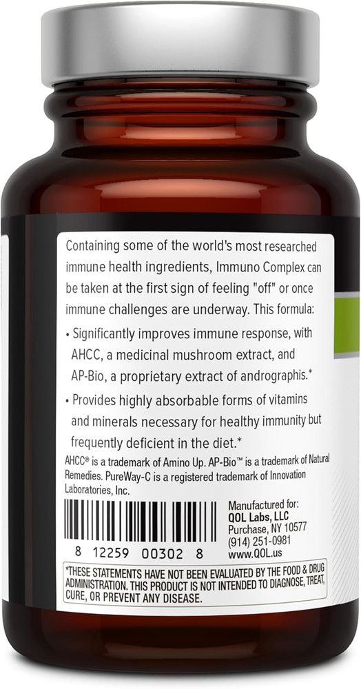 Premium AHCC Complex – Immunocomplex Includes AHCC Mushroom Extract, Vitamin ...