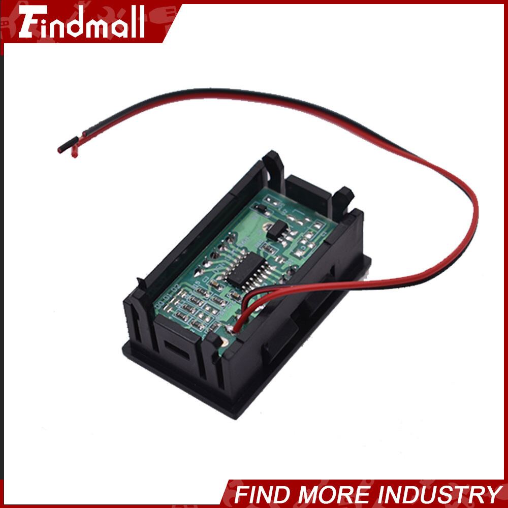 3× DC 4.5-30V Blue LED 3Digital Display Voltage Meter Voltmeter Panel Motorcycle