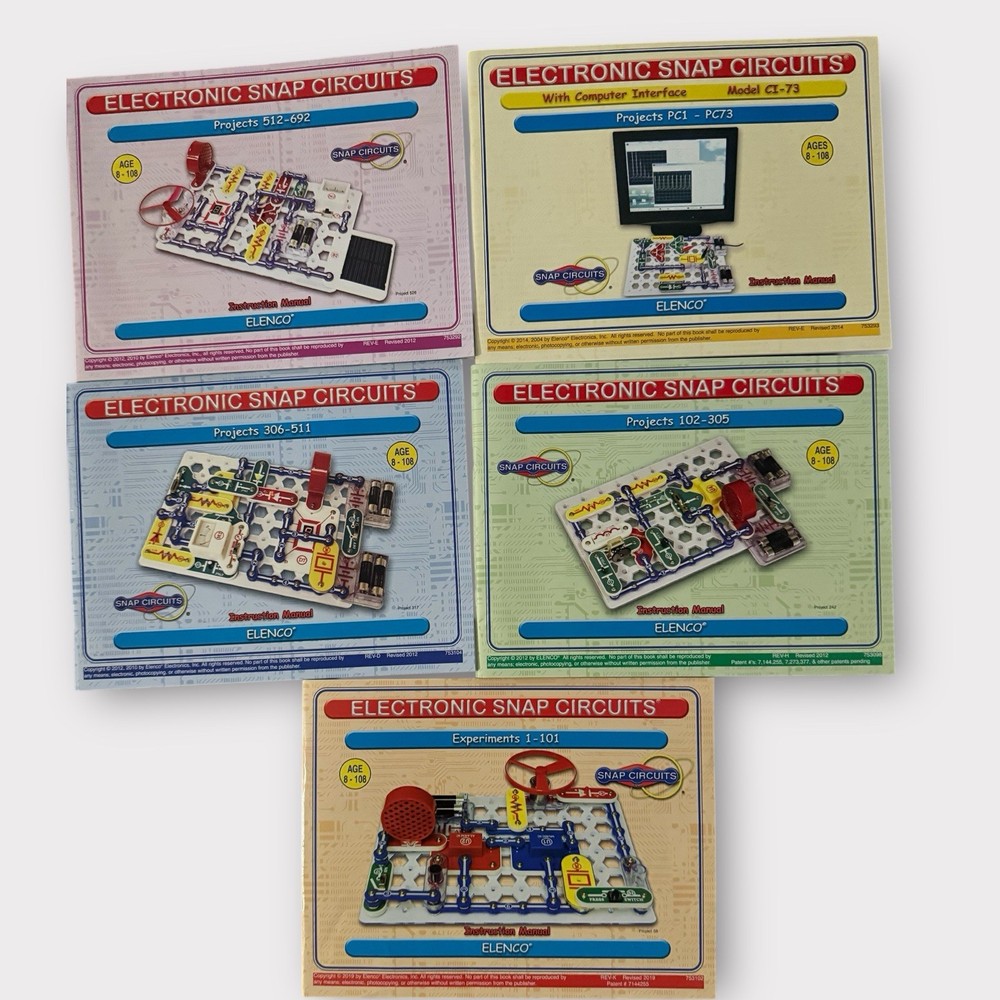 Elenco Electronics Snap Circuits Extreme 750 Projects Kit Sc-750 Complete STEM