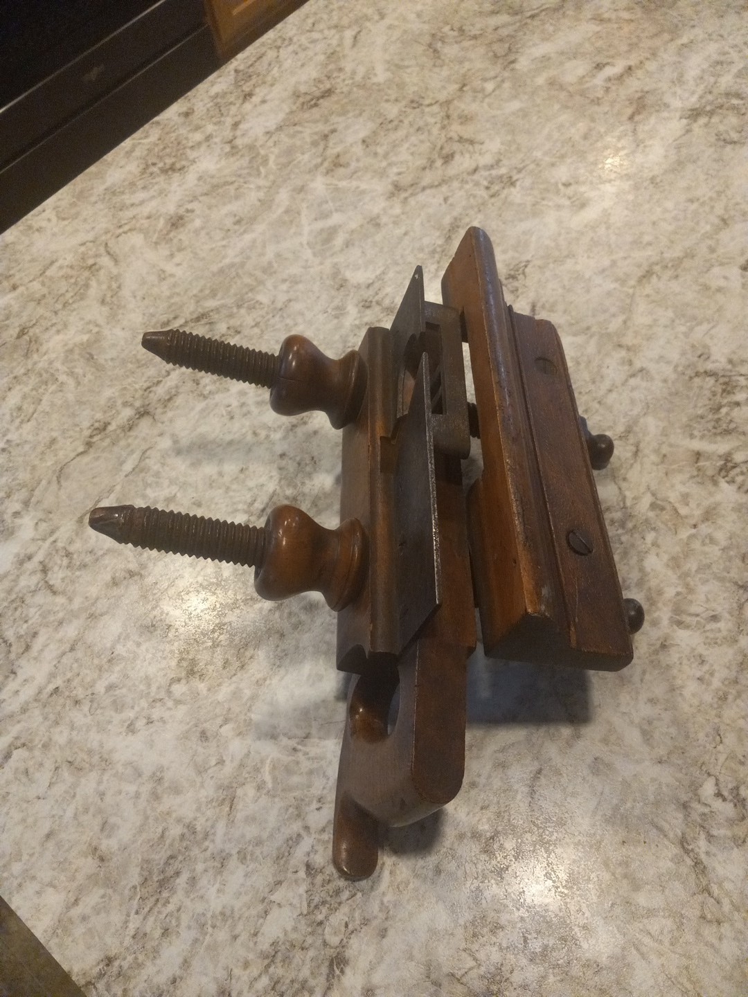 Antique OHIO TOOL CO. Screw Arm Plow Plane C. 1860