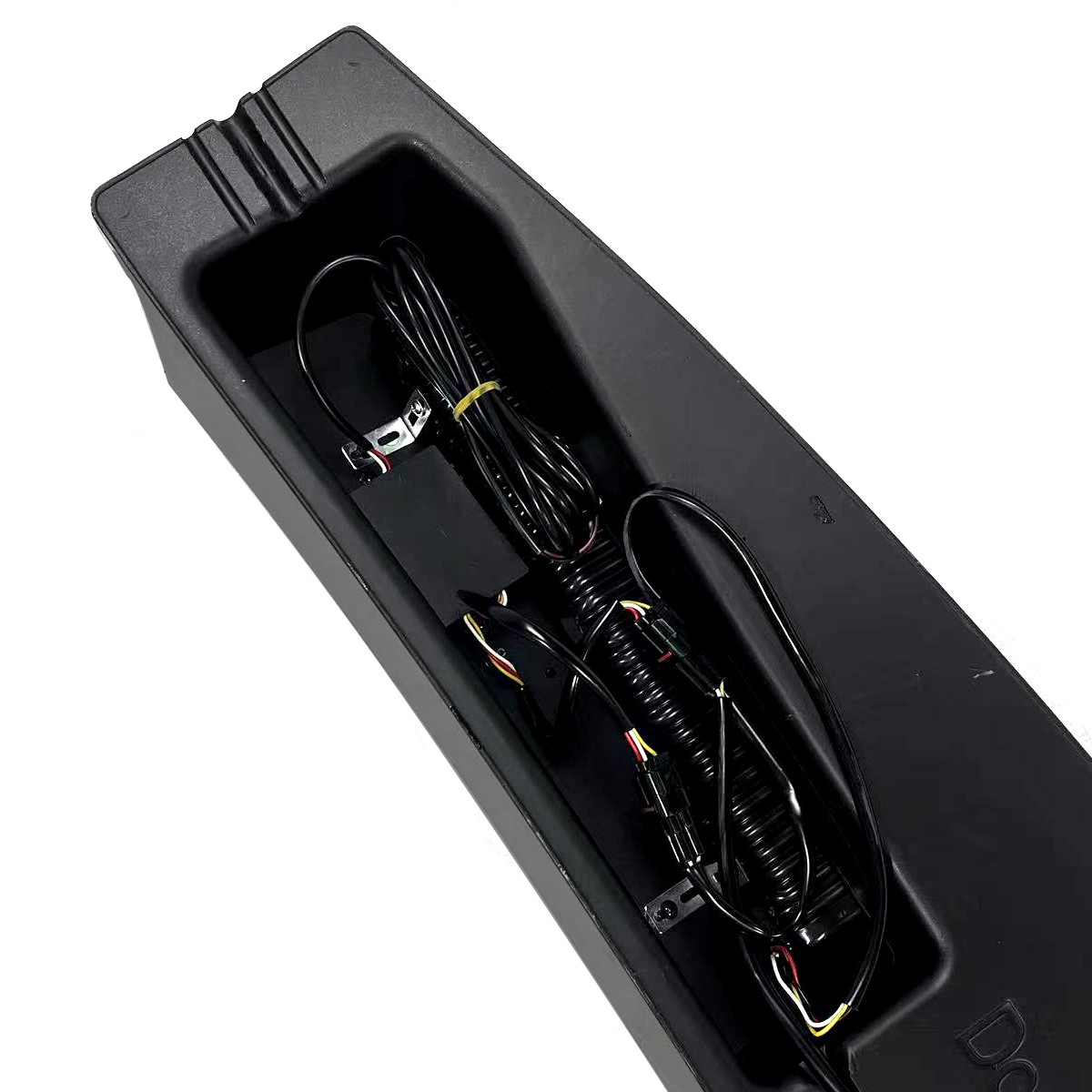 For 2019-2023 2024 RAM 1500 Gloss Black Lamp Model Roof Top Light Bar W/ LED DRL