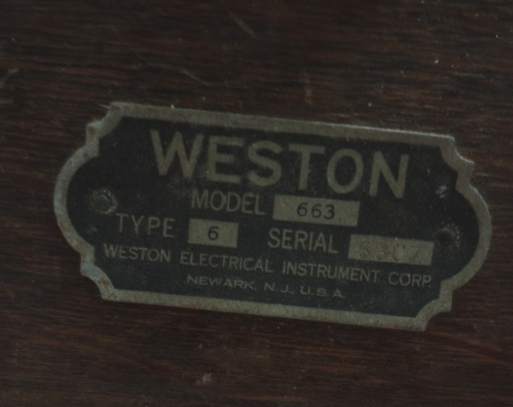 Weston Model 663 Type 6 Volt-ohmmeter with Case