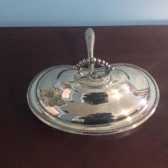 Sheffield Silver Covered Divided Serving Dish w/ Handle – Lee & Wigfull –