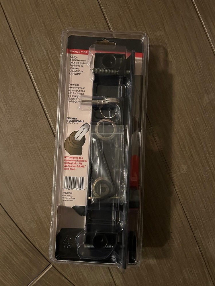 Larson QuickFit Handle set ( Aged Bronze ) Straight Lever