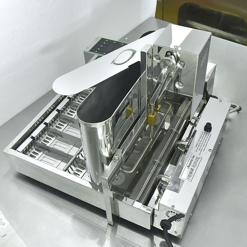 Kolice Commercial Automatic 6 Rows Mini Doughnut Maker Donut Machine 2600pcs/h
