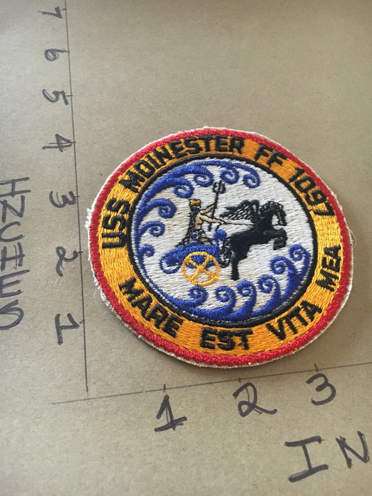US NAVY USS Moinester (FF-1097) Patch 5/1/25