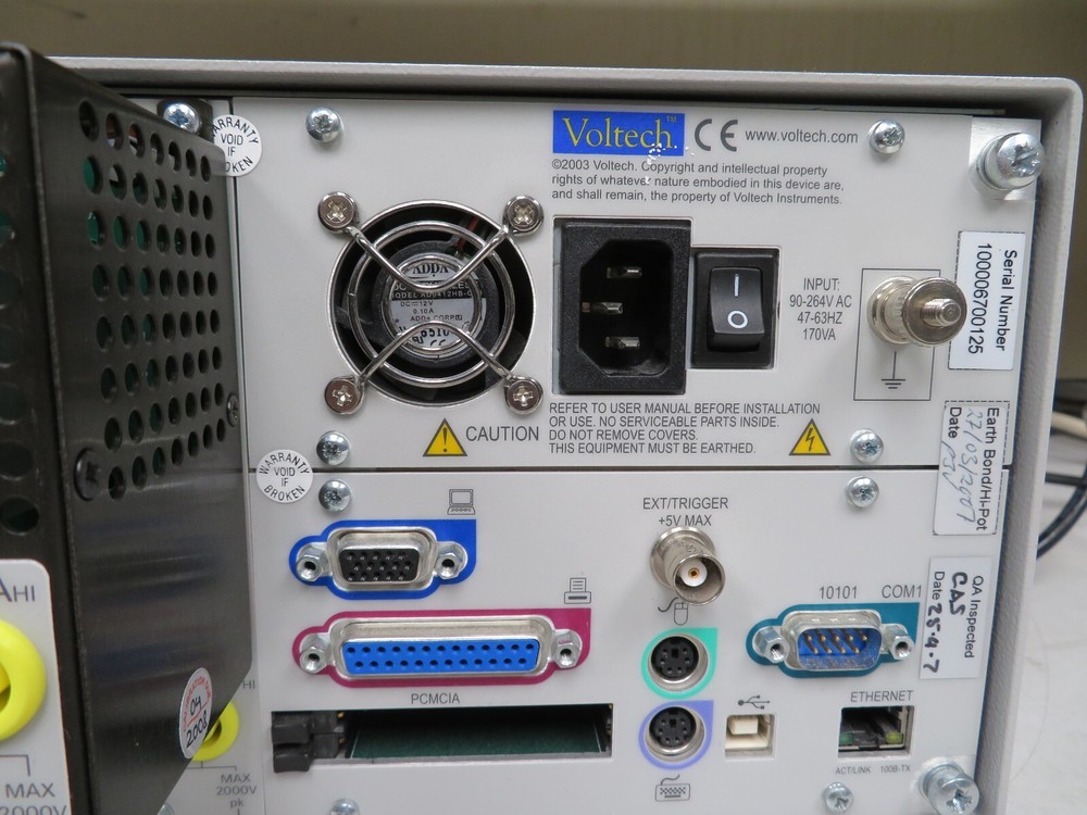 Voltech PM6000 Universal Power Analyzer 2 channel PU66