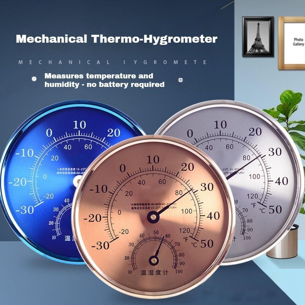Thermometer Hygrometer Large Household High-precision Wall-mounted/Stand Meter