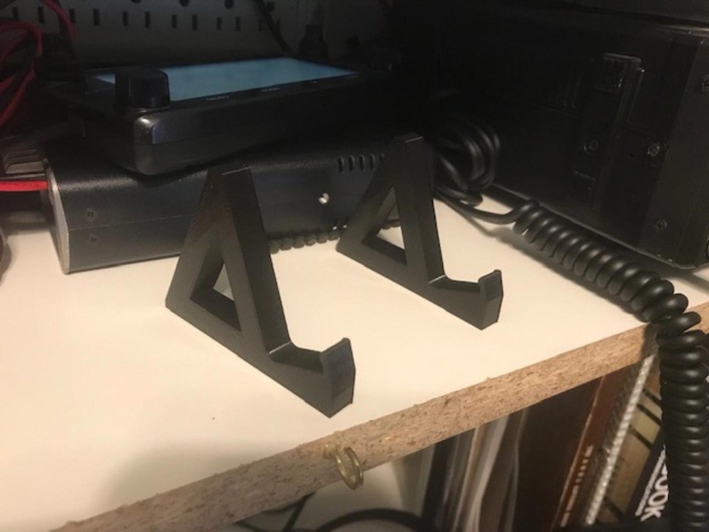 Angled Front Panel Desk Stand for Icom ID-5100 Digital Transceiver