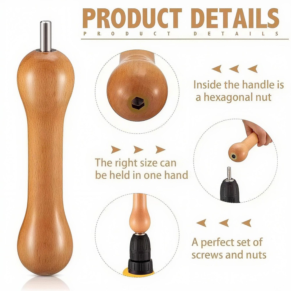 Tie Dye Tool Wood Easy to Use Spool Convenient Bundling Sinew Pulling Device